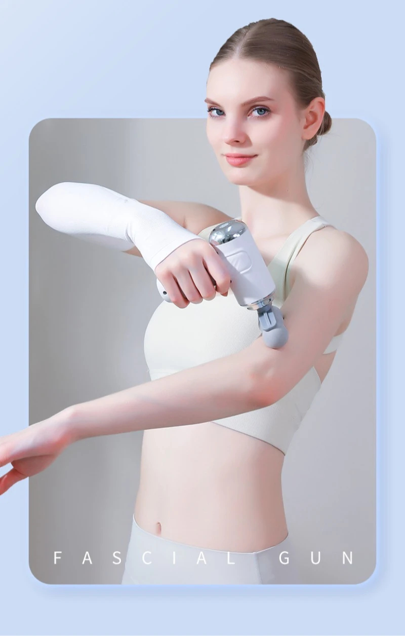 Powerful Fascia Machine Gun Small Strong Low-noise Relieve Pain Muscle Massager Pistol Professional Electric Massage Device